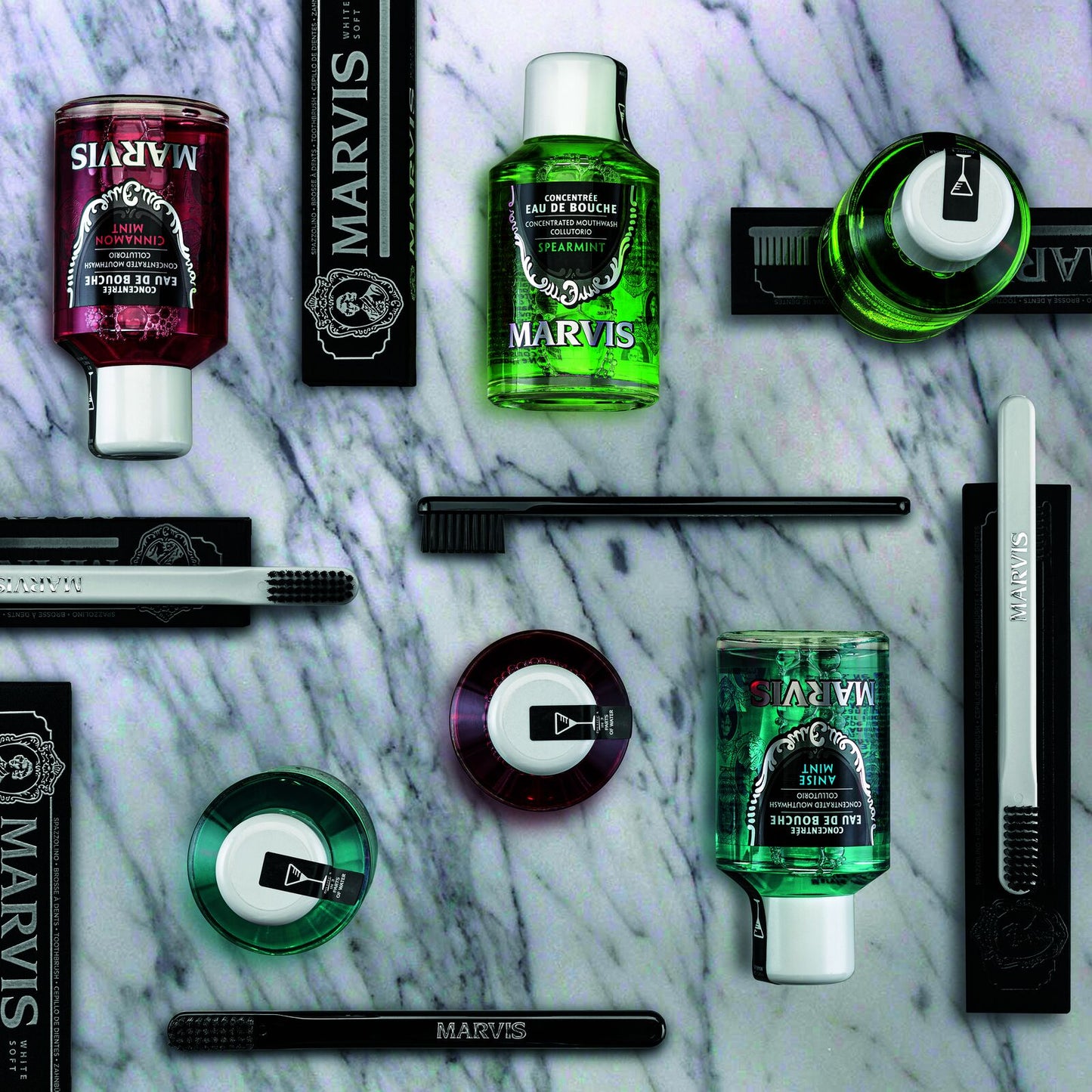 Marvis Minty Mouthwash Concentrate Trio 3x120mL