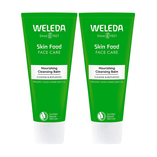 2 x Weleda Skin Food Face Care Nourishing Cleansing Balm 75mL
