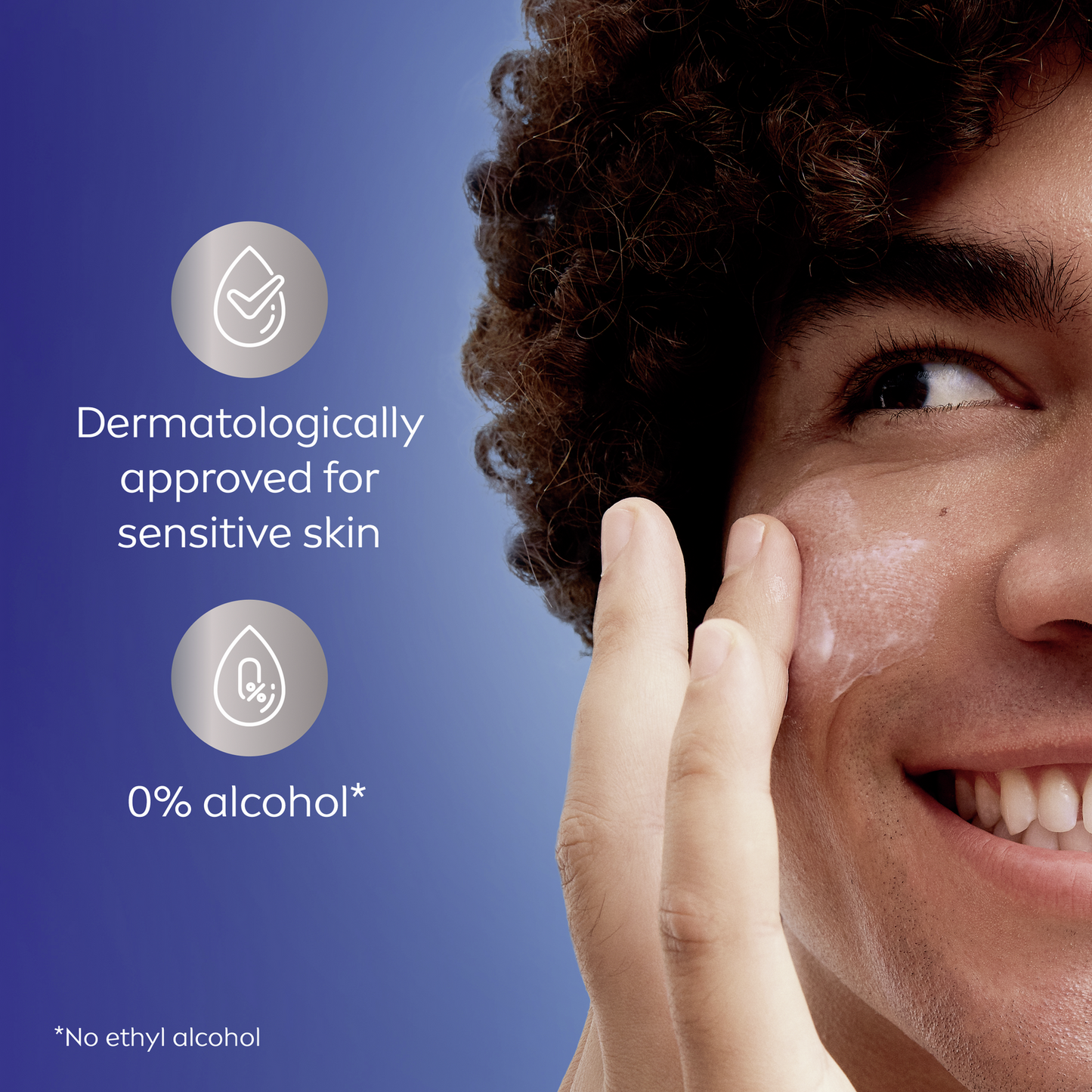 3 x Nivea Men Sensitive Skin & Stubble Gel Moisturiser 50mL