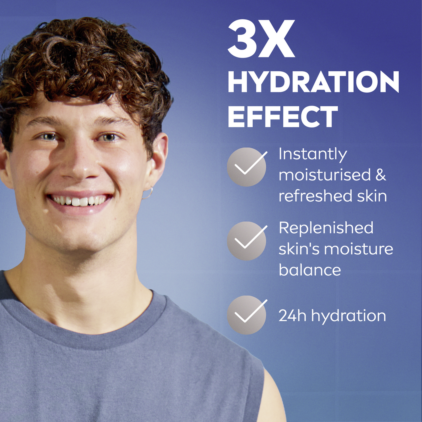 5 x Nivea Men Protect & Care Protective Moisturiser SPF15 with Aloe Vera 75mL