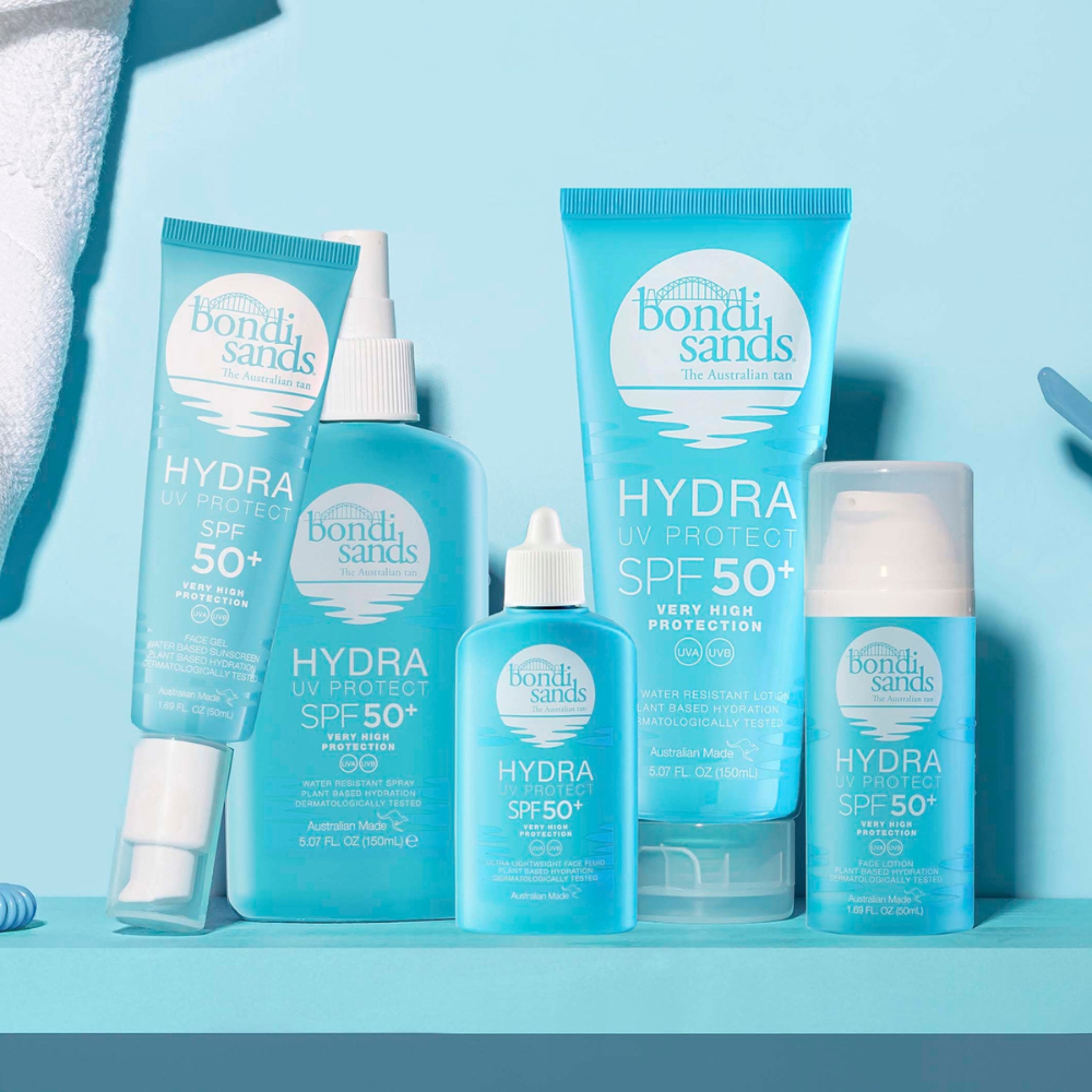 6 x Bondi Sands Hydra UV Protect SPF50+ Face Fluid 40mL