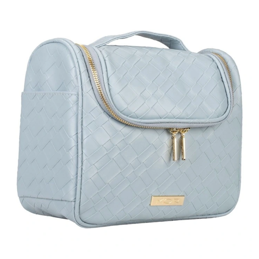 MOR Boutique Sardinia Travel Case - Woven Blue