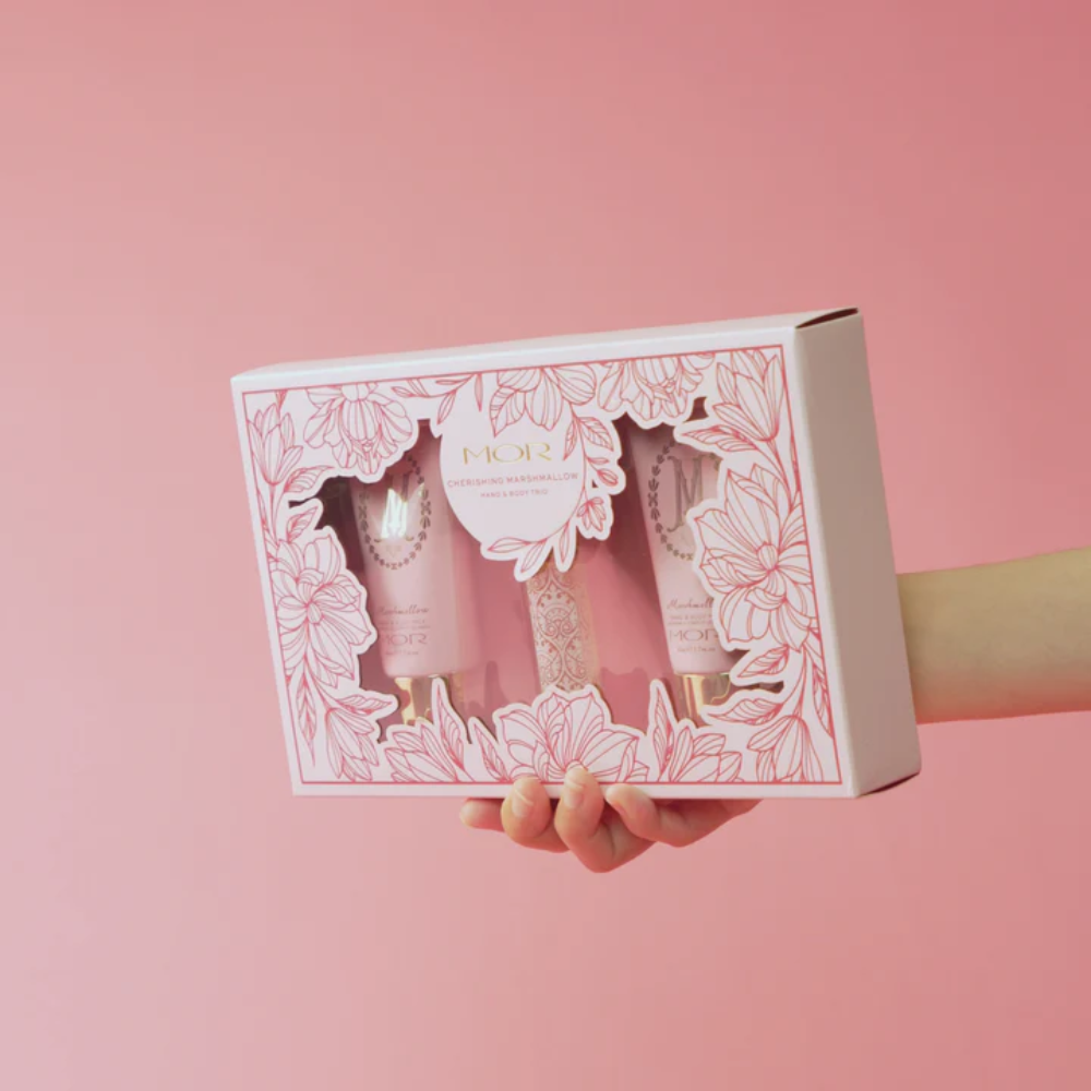 MOR Boutique Cherishing Marshmallow Hand & Body Trio Gift Set