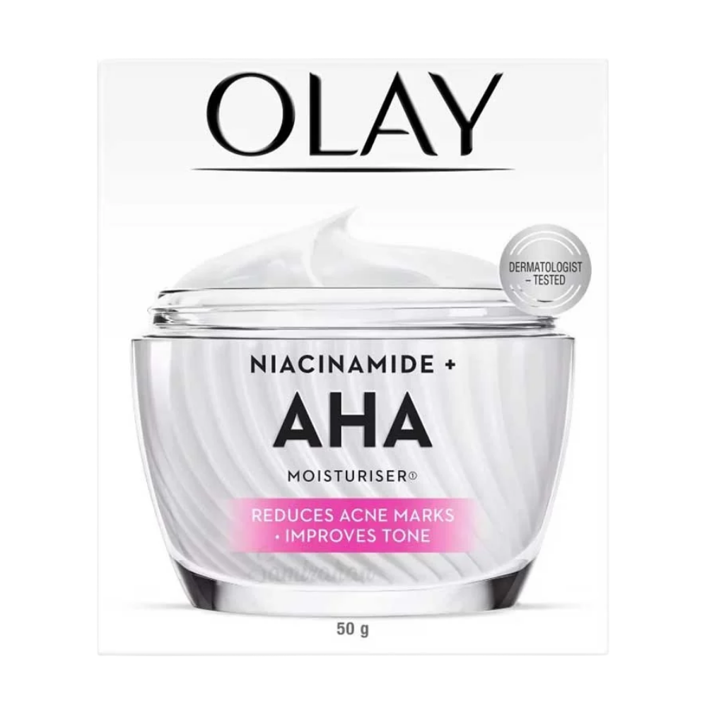 2 x Olay Luminous Niacinamide + AHA Moisturiser 50g
