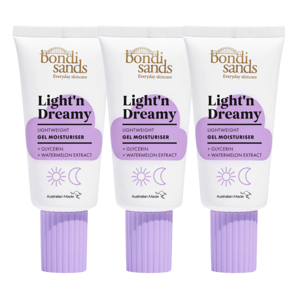 3 x Bondi Sands Light'n Dreamy Lightweight Gel Moisturiser 50mL