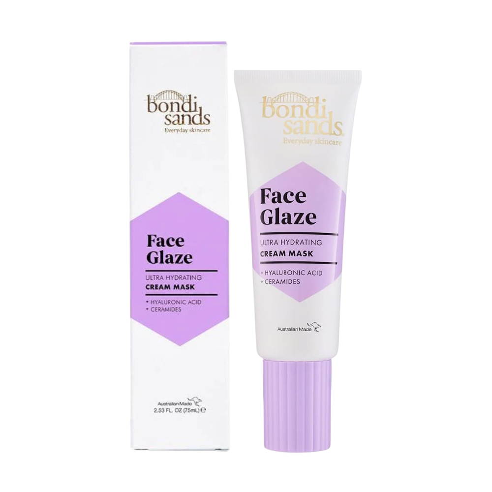 3 x Bondi Sands Face Glaze Ultra Hydrating Cream Mask 75mL