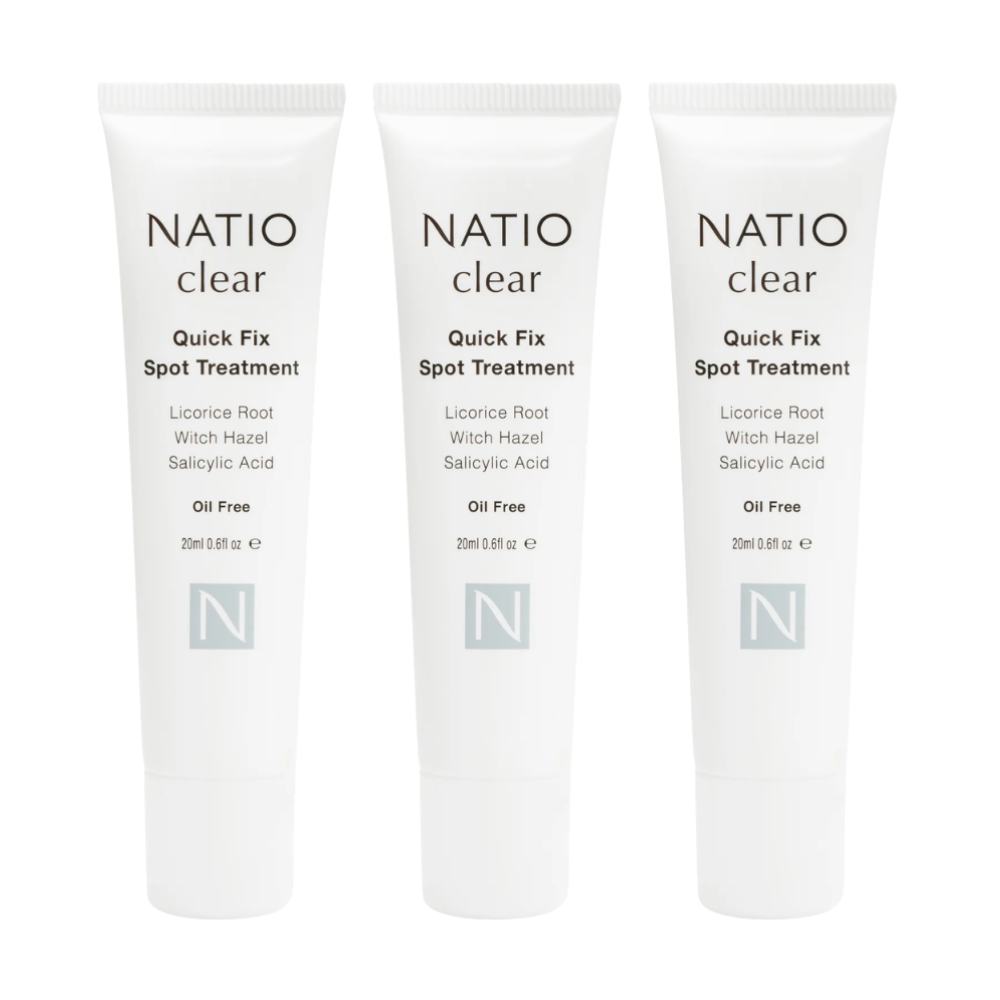 3 x Natio Clear Quick Fix Spot Treatment 20mL