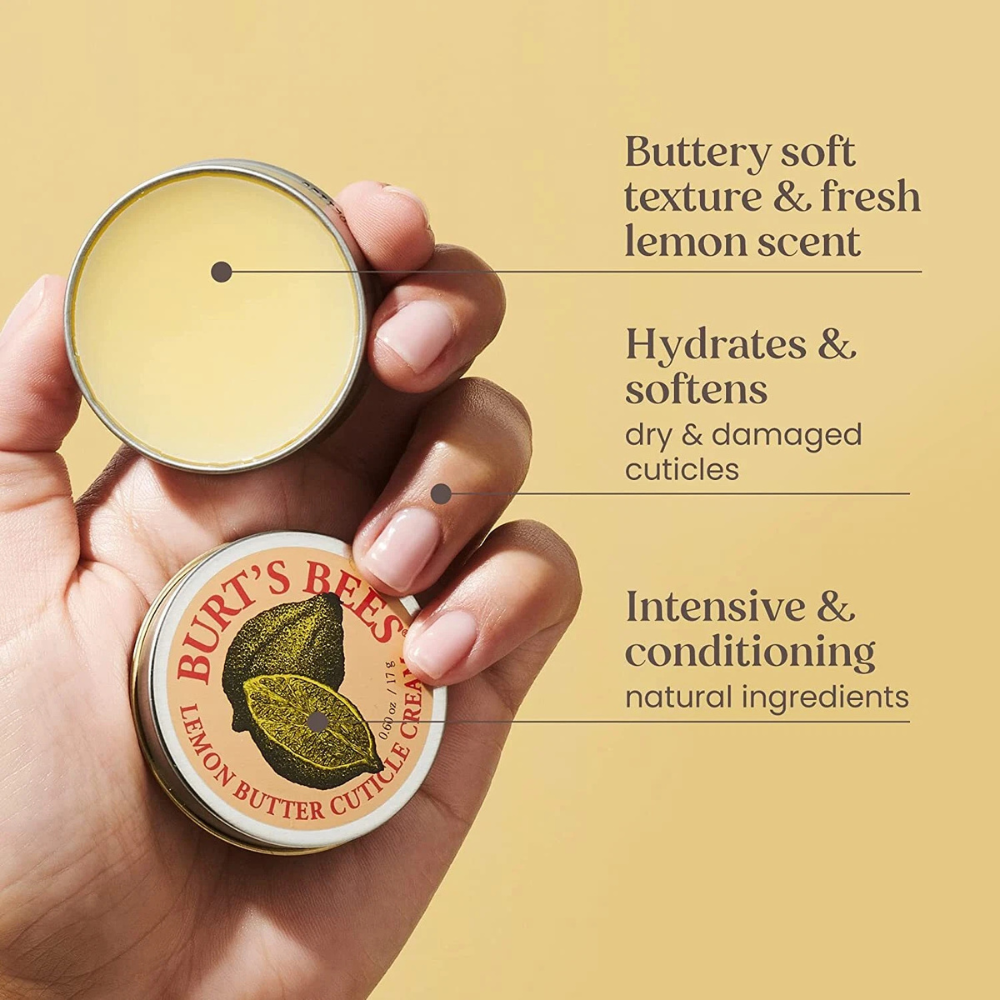 3 x Burt's Bees Lemon Butter Cuticle Creme 17g