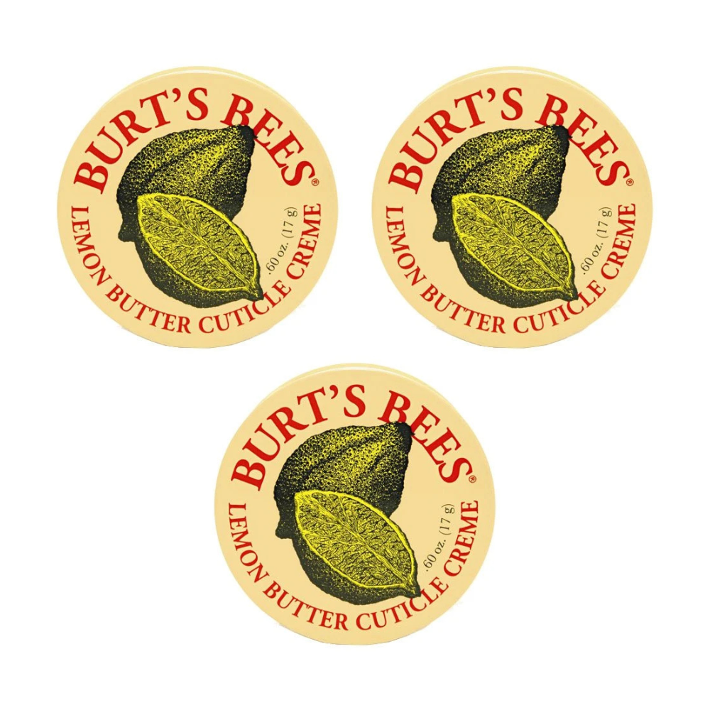 3 x Burt's Bees Lemon Butter Cuticle Creme 17g