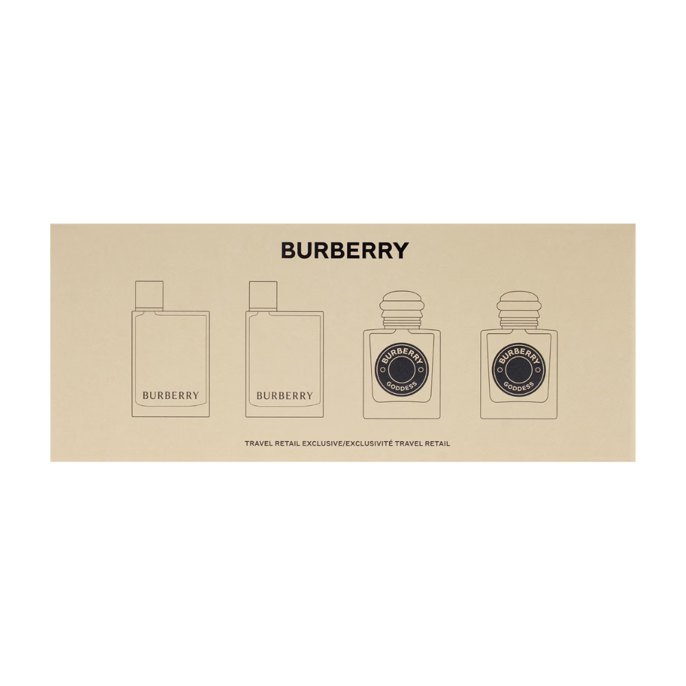 Burberry Goddess & Her 4 Piece Mini EDP Fragrance Set 4x5mL