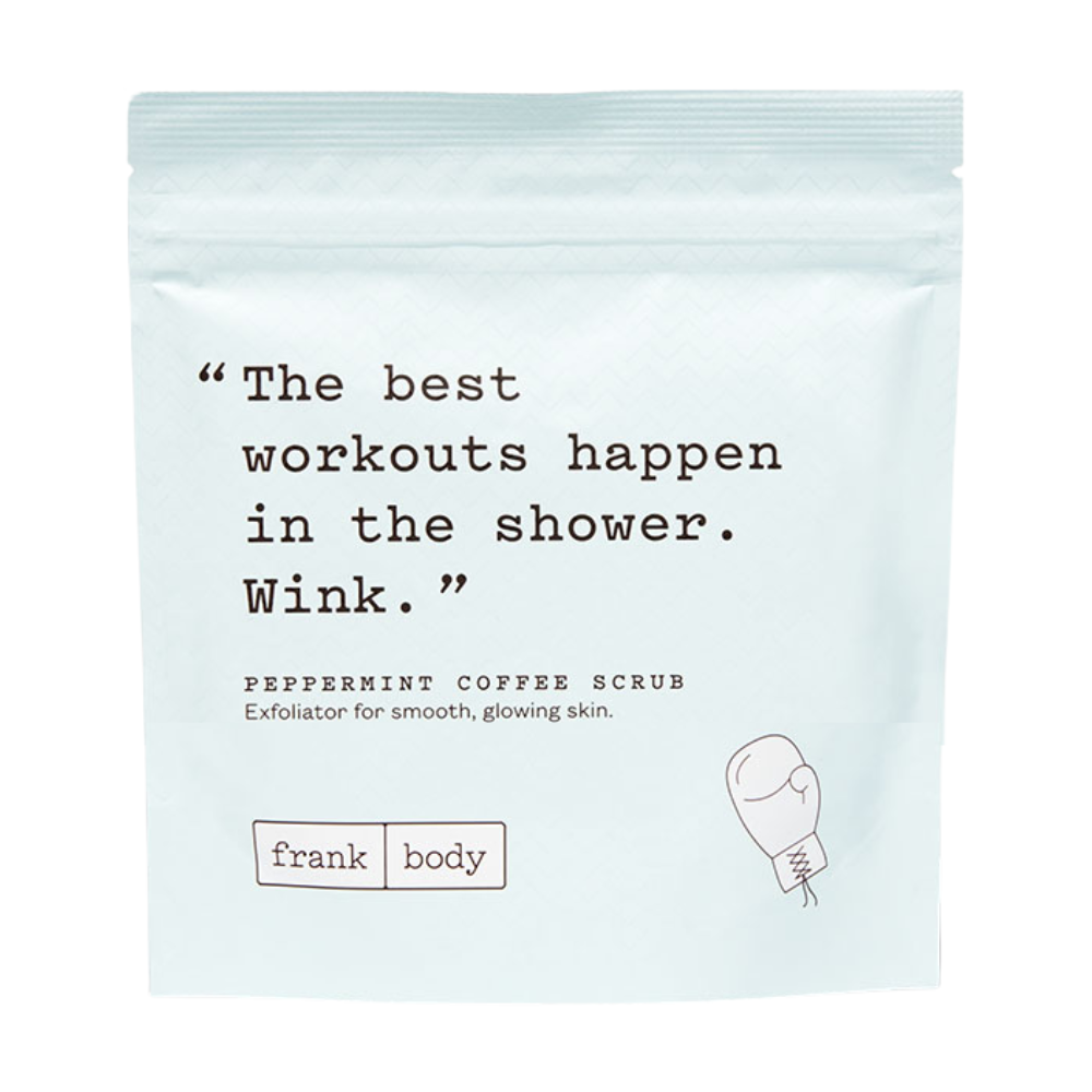 Frank Body Peppermint Beauty Body Scrub 4 Piece Mini Set 4x20g