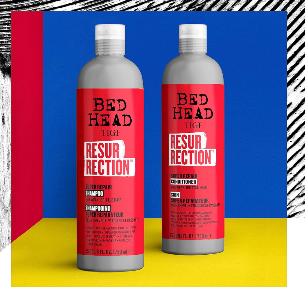 2 x TIGI Bed Head Urban Antidotes Level 3 Resurrection Shampoo 750mL