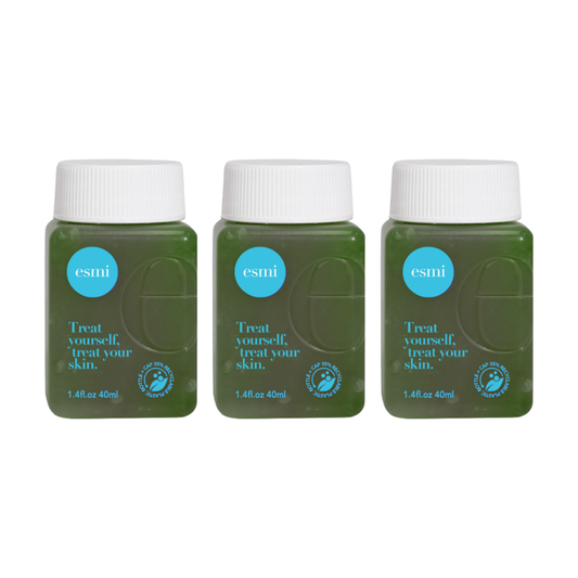 3 x Esmi Mini Travel Refillable Anti-Redness Booster Mask 40mL