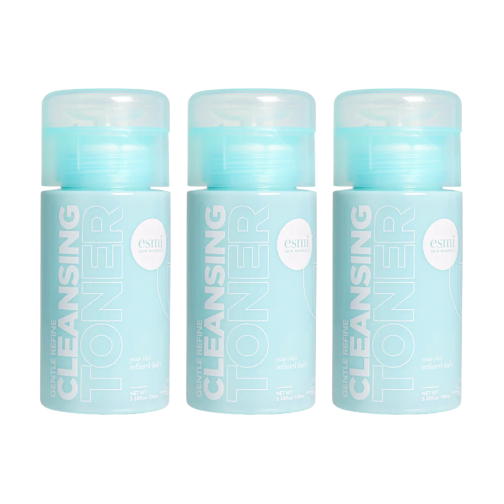 3 x Esmi Mini Gentle Refine Cleansing Toner 100mL