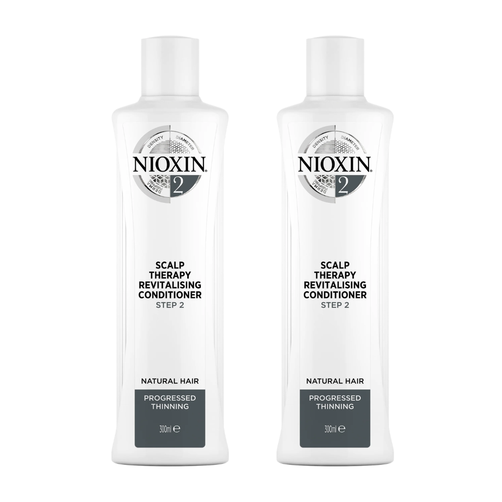 2 x Nioxin System 2 Scalp Therapy Revitalising Conditioner 300mL