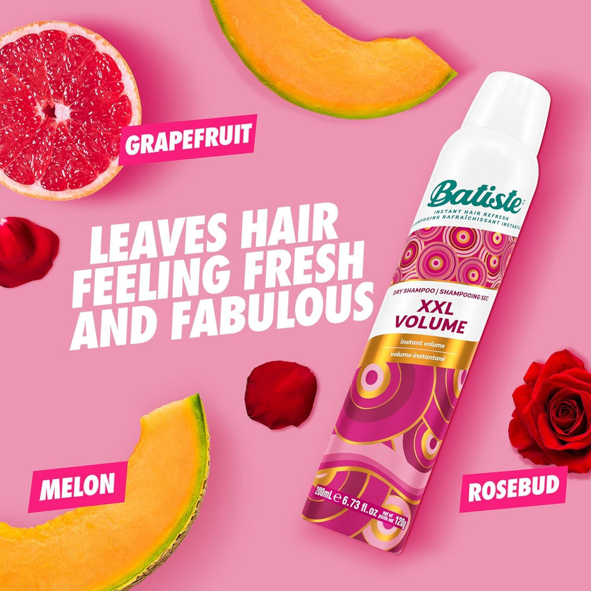 3 x Batiste Dry Shampoo XXL Stylist Volume 200mL
