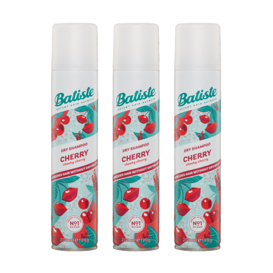 3 x Batiste Dry Shampoo Cherry 200mL