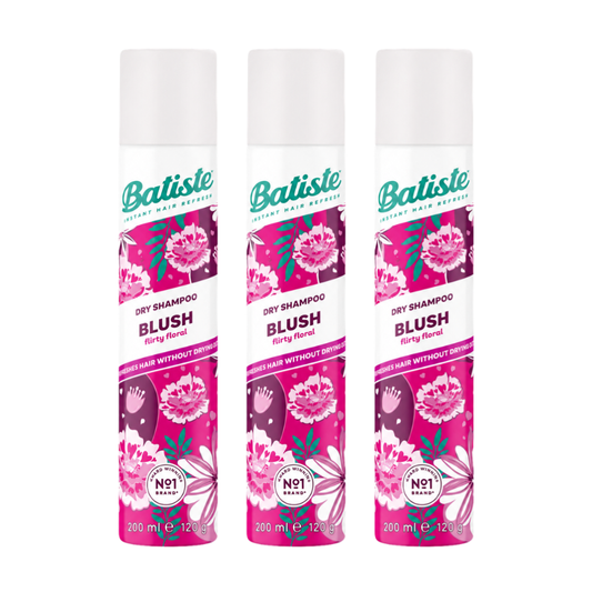 3 x Batiste Dry Shampoo Blush 200mL