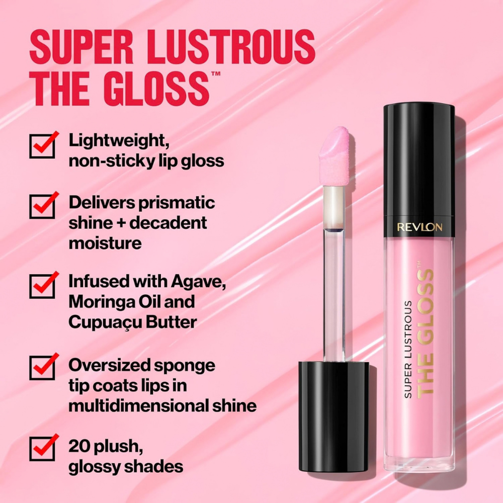 Revlon Super Lustrous The Gloss Lip Gloss 5 Piece Set 5x3.8mL