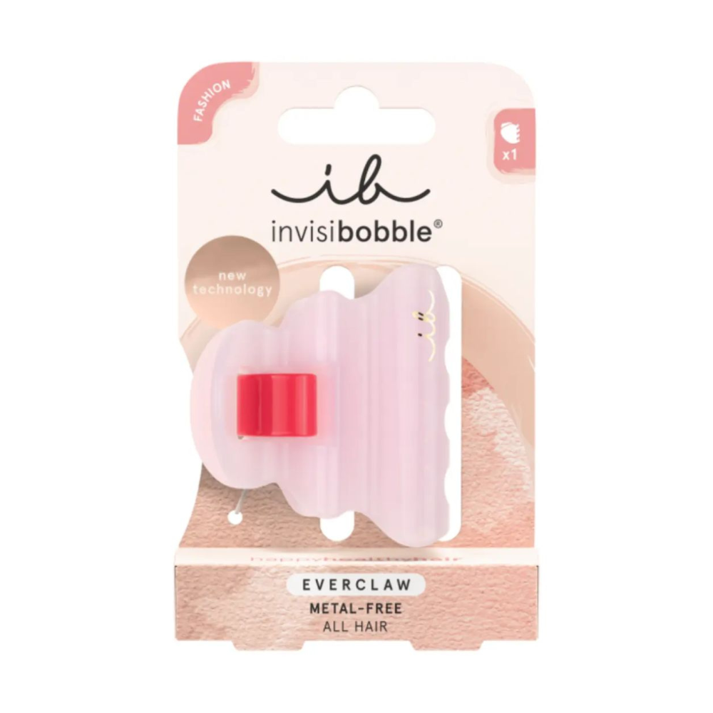 Invisibobble Everclaw Stylish Metal Free Claw Clip - Rosy Plateau