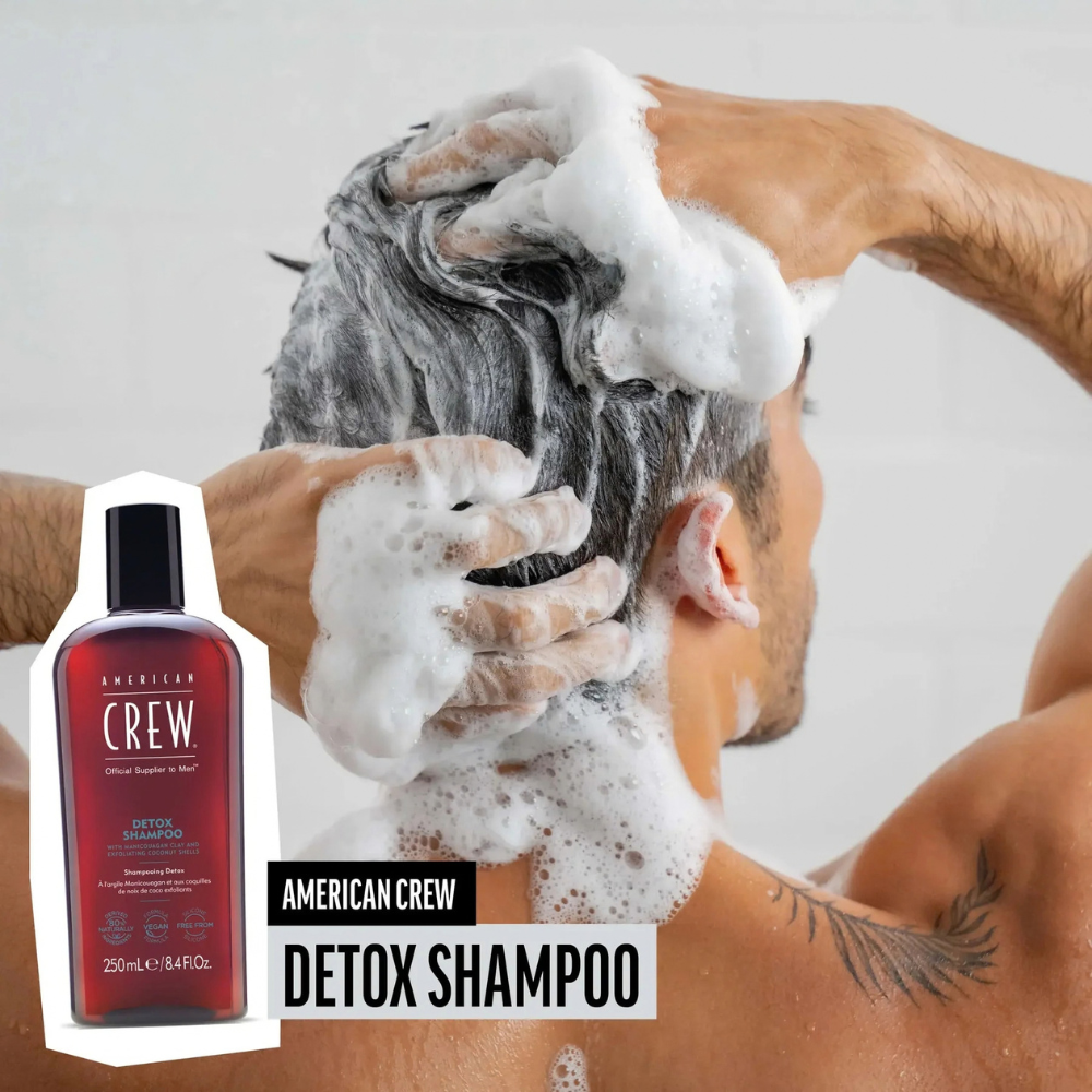 2 x American Crew Detox Shampoo 250mL