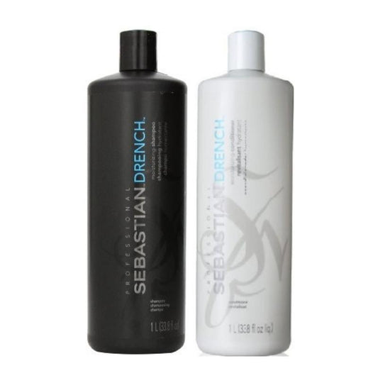 Sebastian Drench Moisturising Shampoo & Conditioner 1 Litre Duo