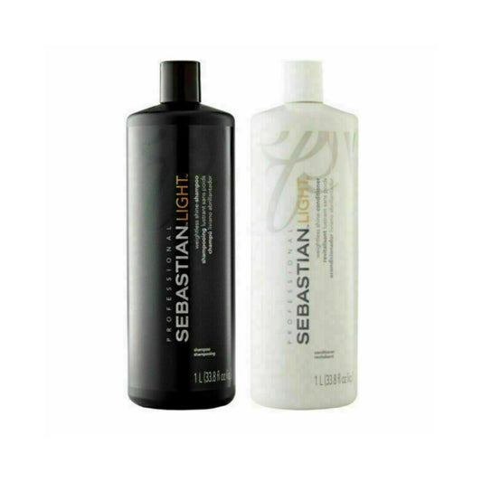 Sebastian Light Weightless Shine Shampoo & Conditioner 1 Litre Duo