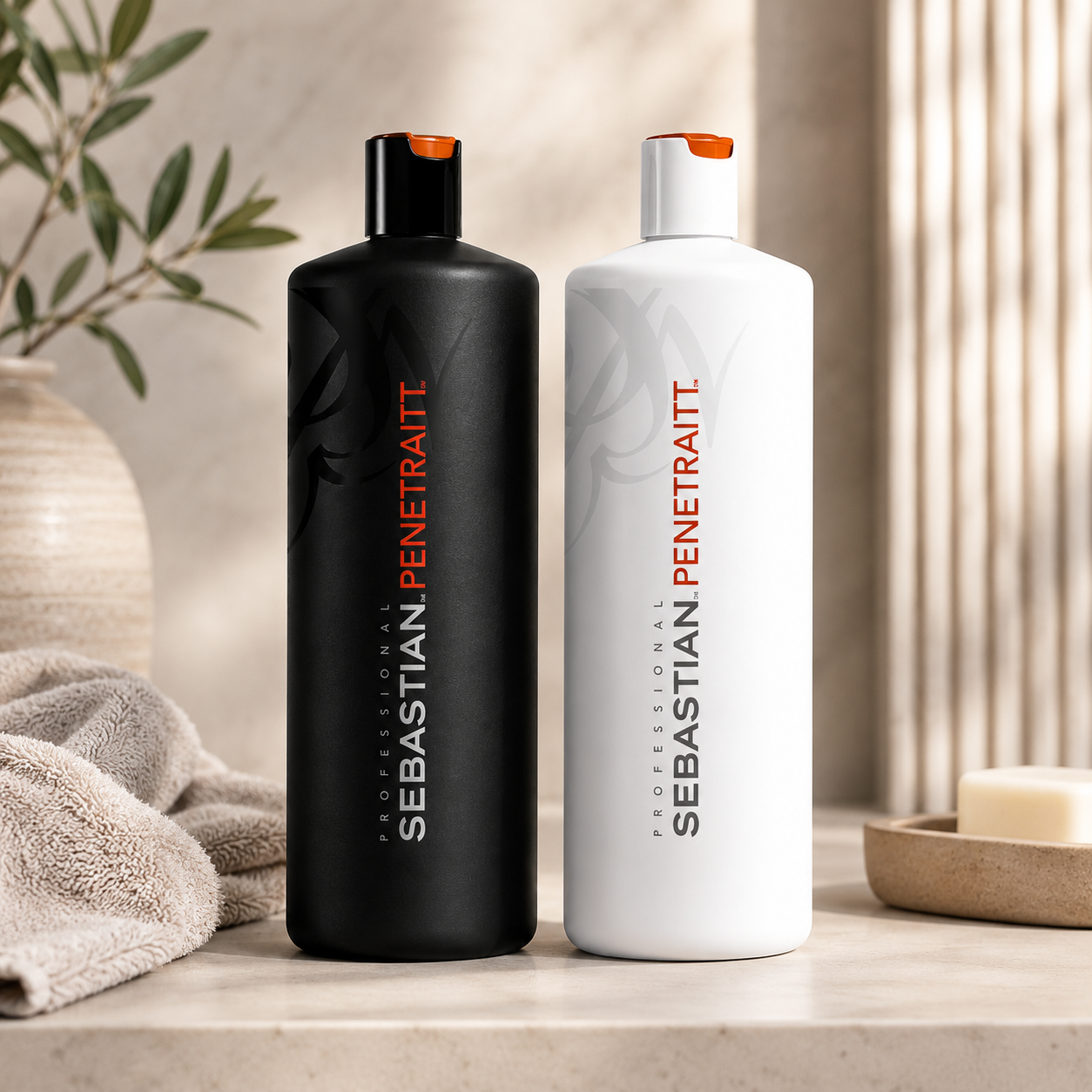 Sebastian Penetraitt Strengthening & Repair Shampoo & Conditioner 1 Litre Duo