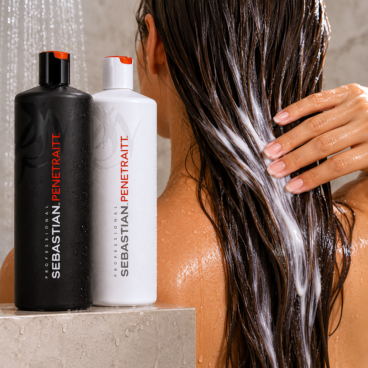 Sebastian Penetraitt Strengthening & Repair Shampoo & Conditioner 1 Litre Duo